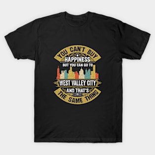 West Valley City Utah State USA Flag Native American T-Shirt